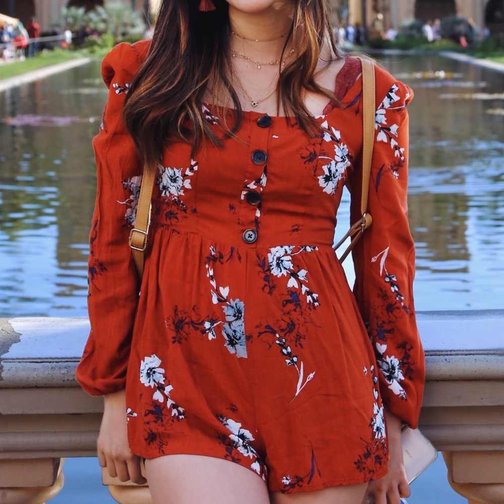 Floral Romper